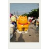 广州玻璃钢厂家定制卡通招财猫动物雕塑