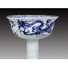 陶瓷价格行情：销量好的元青花高足杯出售