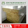 上海岩棉板 50岩棉夹芯彩钢板 岩棉净化防火板生产厂家