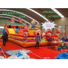 河源大型充气滑梯：新品猪猪侠充气大滑梯推荐