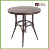广东仿木纹圆桌 声誉好的铝制仿木纹圆桌供应商推荐