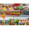 晶弘游乐设备供应划算的熊出没充气大滑梯 价格合理的新款熊出没大滑梯