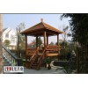 百年木业品牌木制凉亭供应商：桂林景区防腐木凉亭