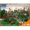 儿童广场行走恐龙游乐    室内电动恐龙模型展