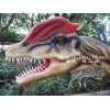 仿真红冠恐龙骑龙