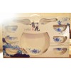 新款青花碗套装在潮州火热畅销，厂家批发陶瓷碗