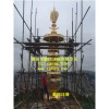 温州地区销售优质的贴金铜塔刹——九龙坡佛教铜塔刹