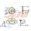CR1220立式插脚纽扣电池