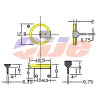主板插脚CR1220纽扣电池