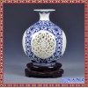 饰花瓶景德镇陶瓷花瓶摆件窑变蓝色创意花瓶客厅插花花器