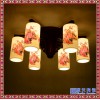 复式楼大吊灯 中式客厅卧室陶瓷吸顶灯 古典餐厅灯饰