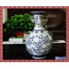 景德镇陶瓷花瓶摆件中国红招财进宝大葫芦花器现代家居装饰品