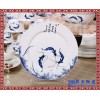 55头新家餐具套装送礼陶瓷餐具碗盘碗筷中式骨瓷面碗汤碗