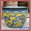 青花陶瓷大缸90-150cm户外陶瓷大缸景观摆件画轴缸