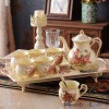 欧式咖啡杯套装陶瓷茶具杯碟美意式红茶杯英式下午茶杯子