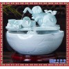 陶瓷喷泉流水鱼摆件  陶瓷喷泉流水摆件  陶瓷喷泉鱼缸