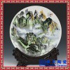 景德镇陶瓷纪念盘定制 工艺品瓷盘价格 设计陶瓷盘子
