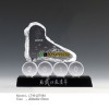 轮滑奖杯厂家定制品牌正品创意轮滑体育运动水晶奖杯奖牌