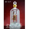 河南船瓶厂家_宏艺玻璃制品厂家订制空心造型酒瓶