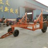 电缆盘放线拖车 加固型5吨10吨电缆放线炮车