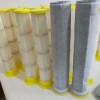 真空上料机滤芯 75*600 黄色注胶盖吸料机除尘滤棒